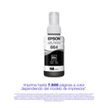 Botella de tinta Epson 664 Negro EcoTank (T664120-AL)