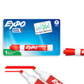 Marcador Expo Low Odor punta cincel rojo