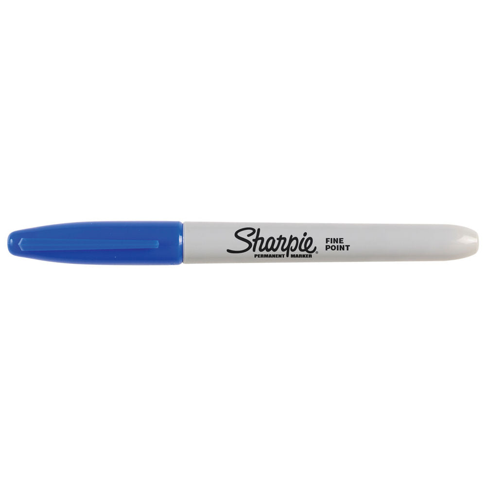 Marcador permanente Sharpie punta fina azul