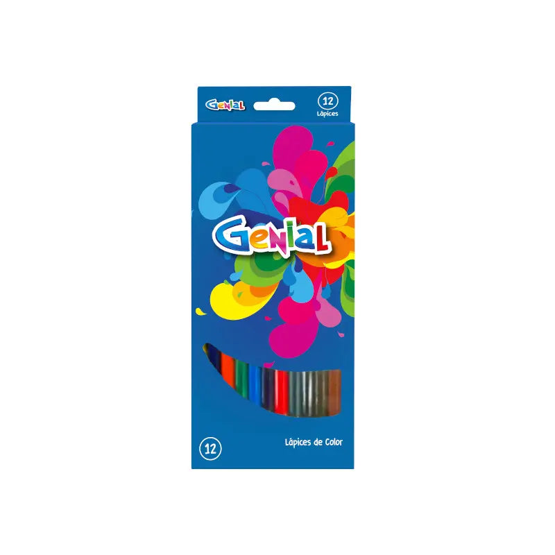 Colores Genial Largos 12 Colores — Unidad