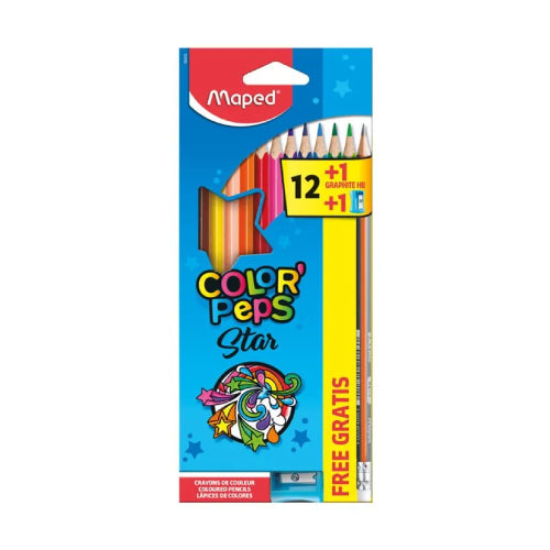 Colores Maped Largos caja de 12