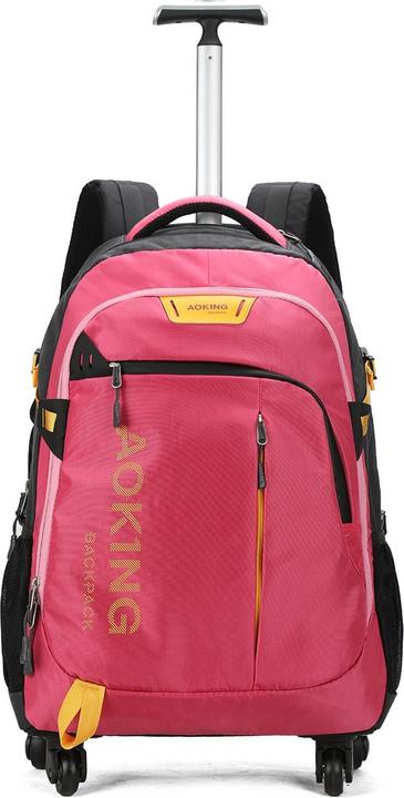 Mochila con Ruedas Escolar AOKING SLN67056 – Fucsia