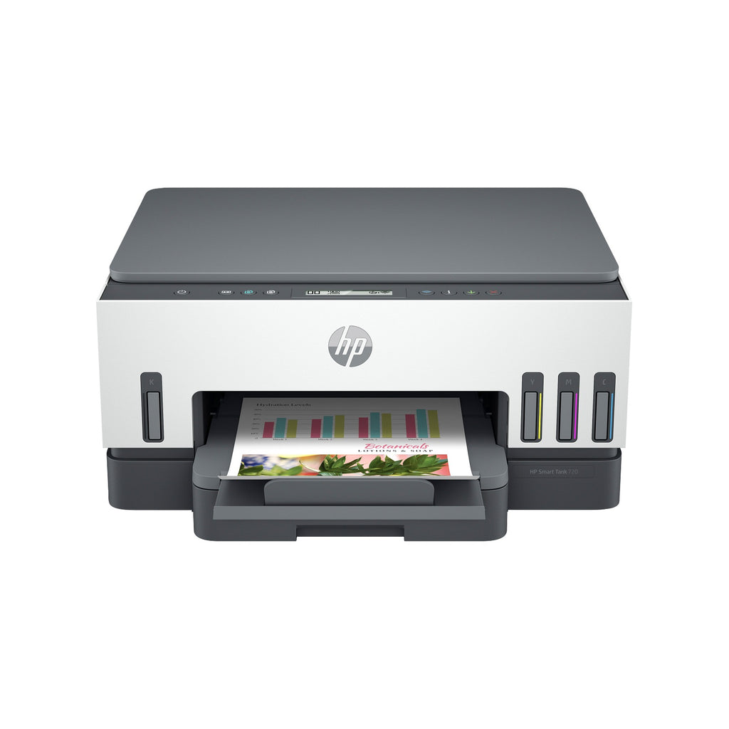 Impresora HP Smart Tank 720 multifuncional - vista frontal