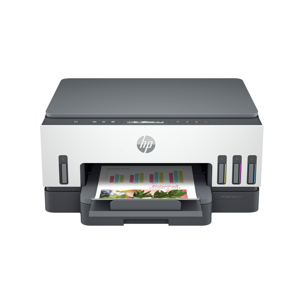 Impresora HP Smart Tank 720 multifuncional - vista frontal