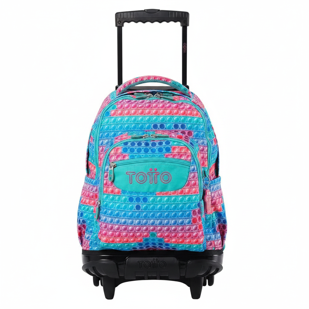 Mochila con ruedas Totto Pop It – Vista frontal