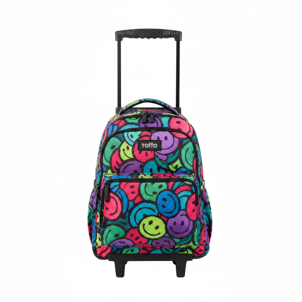 Mochila con ruedas Totto Smiley – Vista frontal