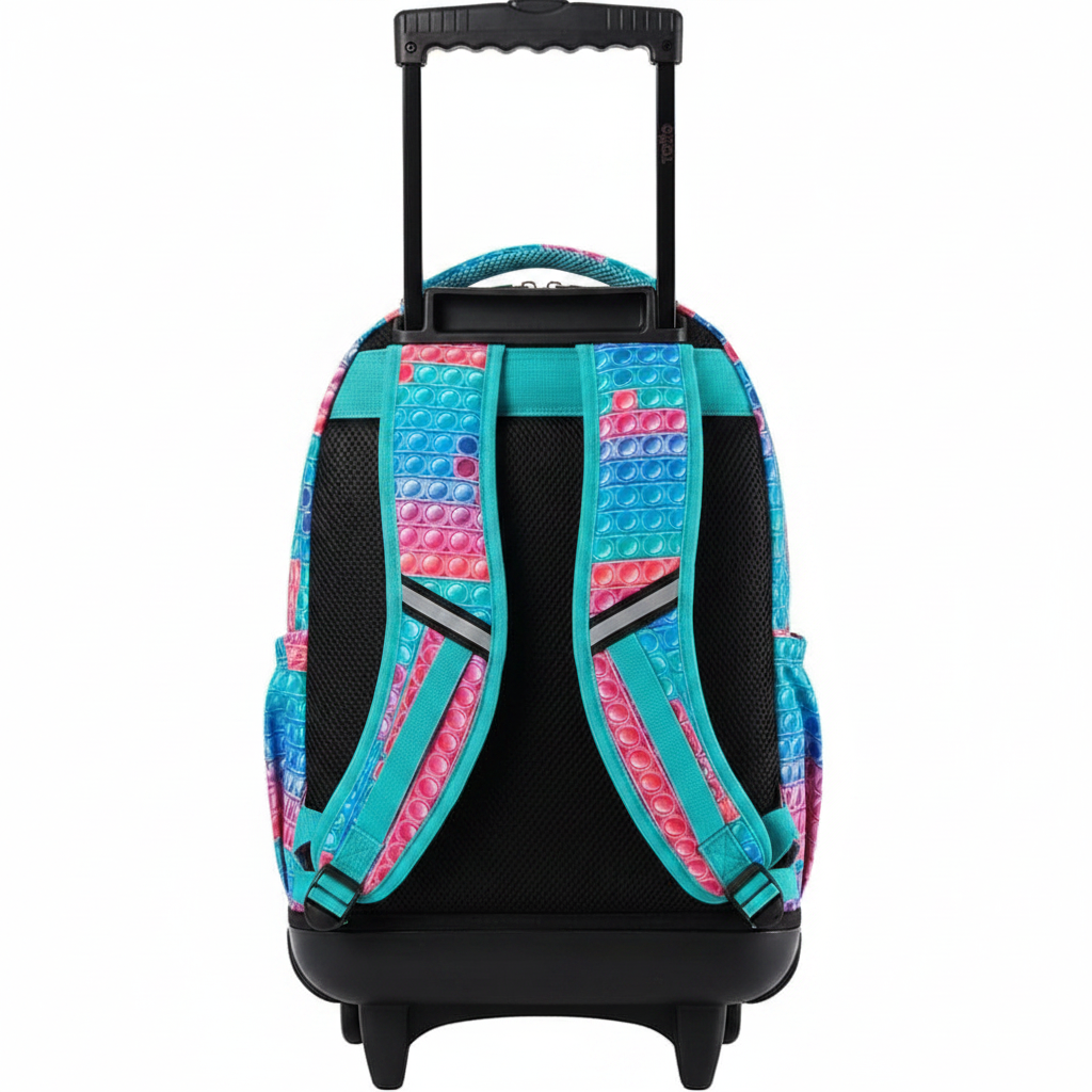 Mochila con ruedas Totto Pop It – Vista trasera