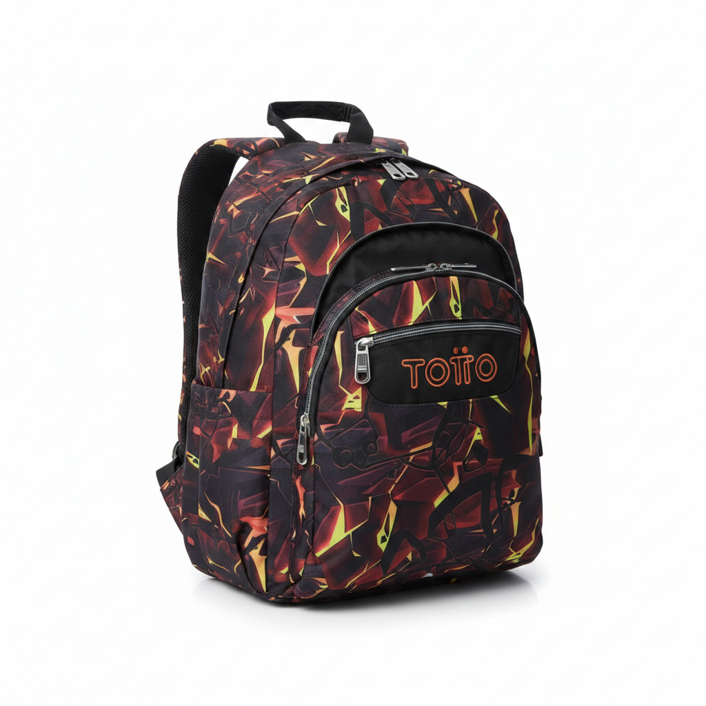Mochila Totto Lava – Vista en ángulo