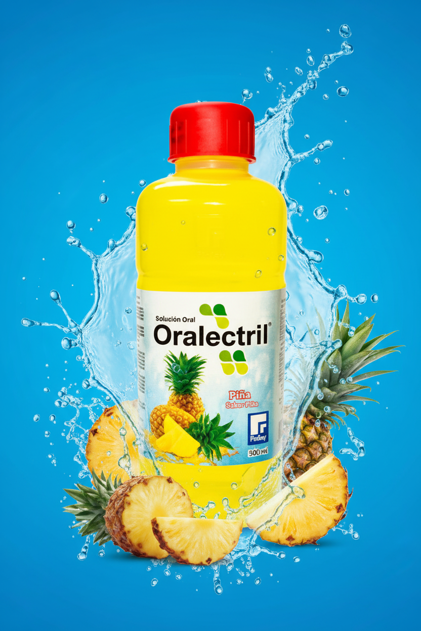 Suero Oralectril Sabor Piña - Vertical