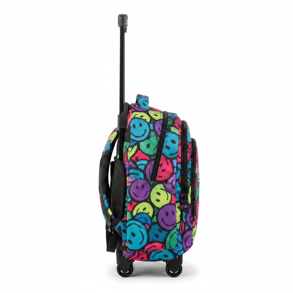 Mochila con ruedas Totto Smiley – Vista lateral