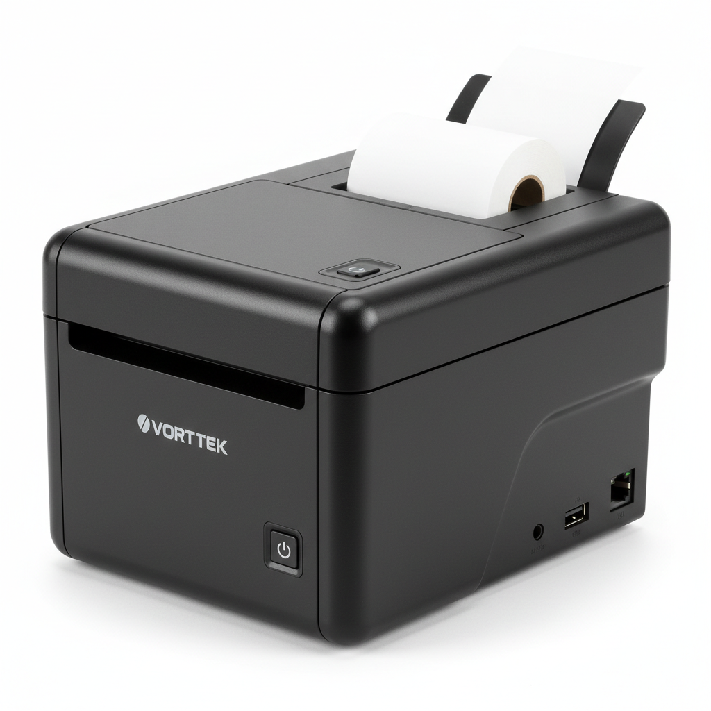 Impresora Térmica POS Vorttek DIR-80250v — Vista tres cuartos