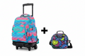 Set Escolar Totto Pop It Multicolor: Mochila con Ruedas + Lonchera