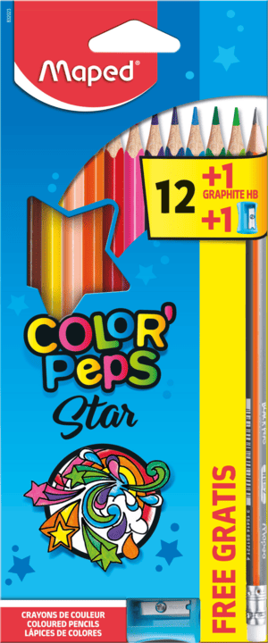 Lápices de colores Maped Color'Peps caja de 12